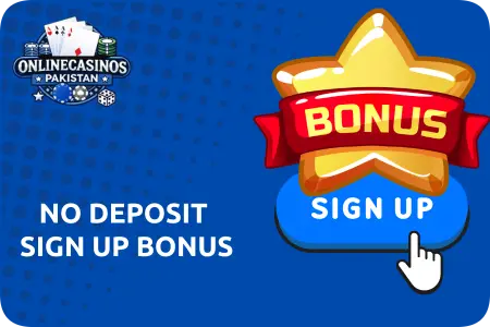 sign up bonus games in pakistan without deposit