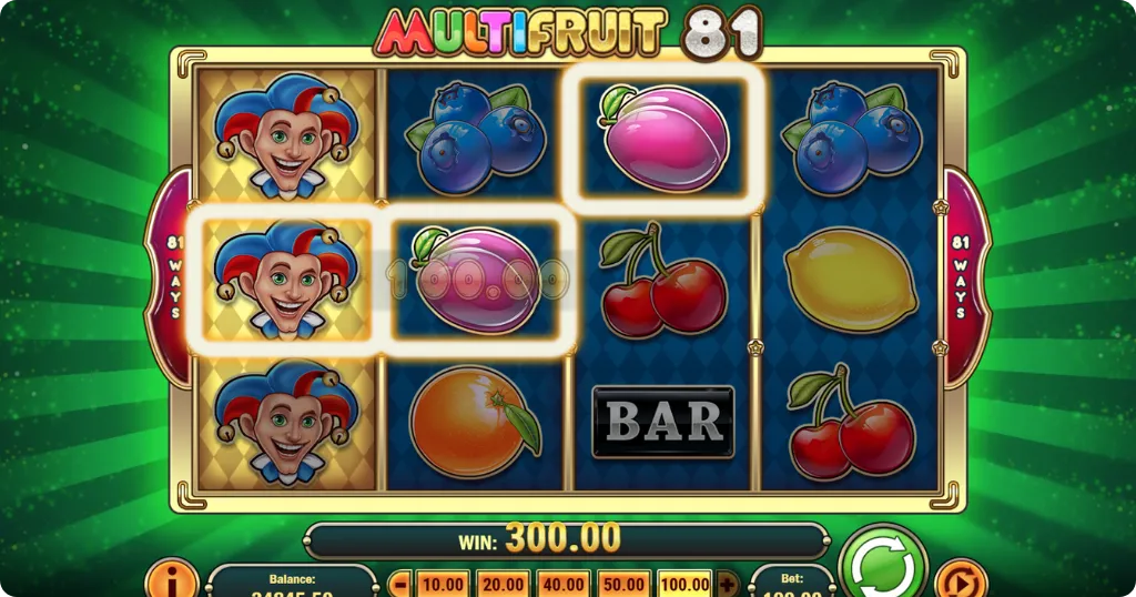 MultiFruit 81 game