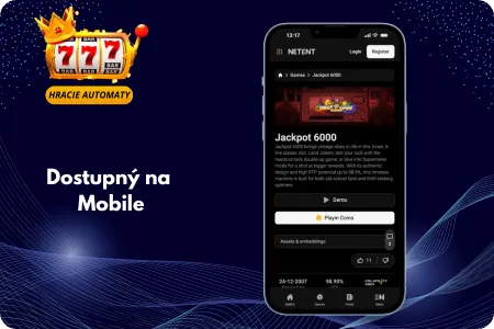 Dostupný na mobile Jackpot 6000 