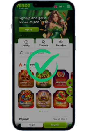 Úspešné stiahnutie kasíno iOS aplikácia