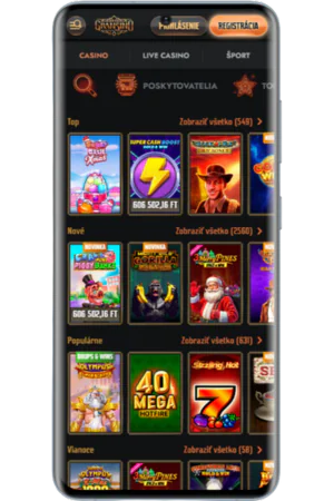 Gransino herná sekcia