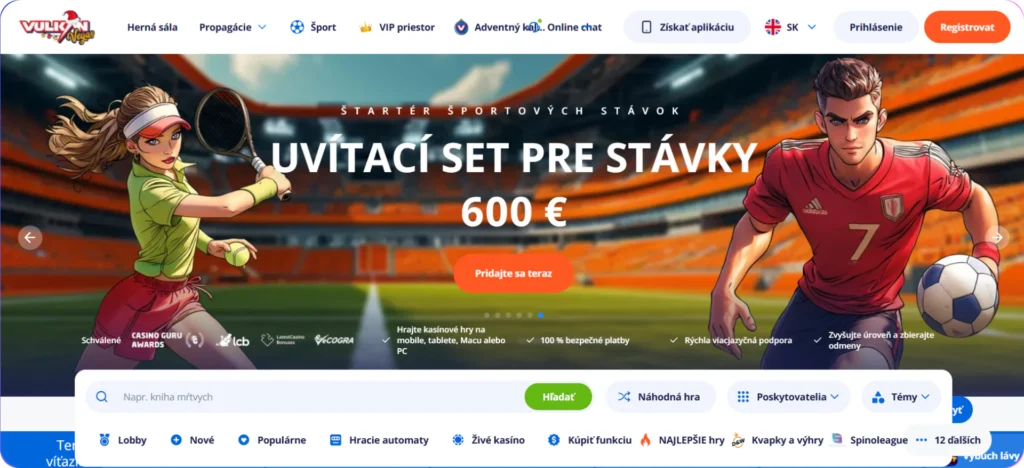 VulkanVegas recenzia