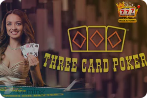 Three Card Poker Evolution Gaming live casino