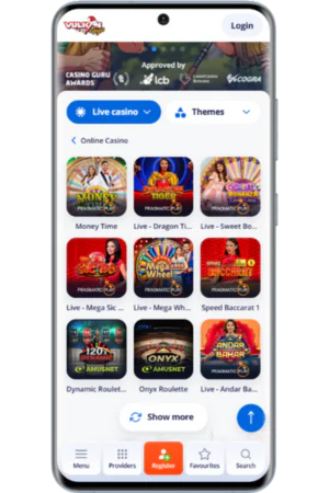 Vulkan Vegas live casino