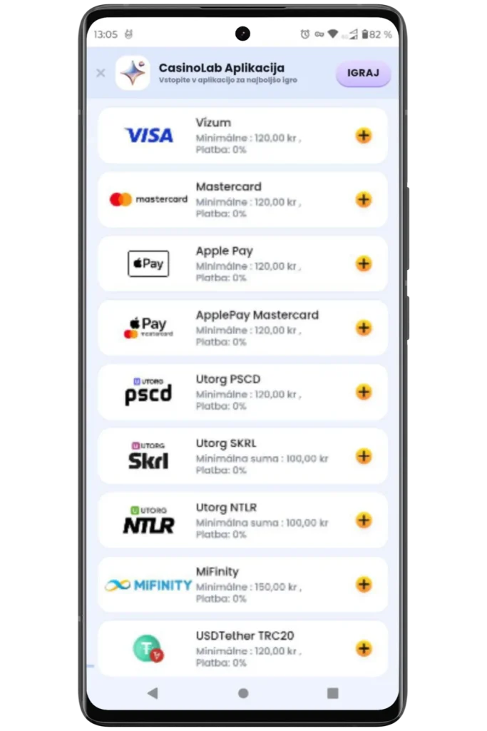 jackpot6000 metódy vkladu