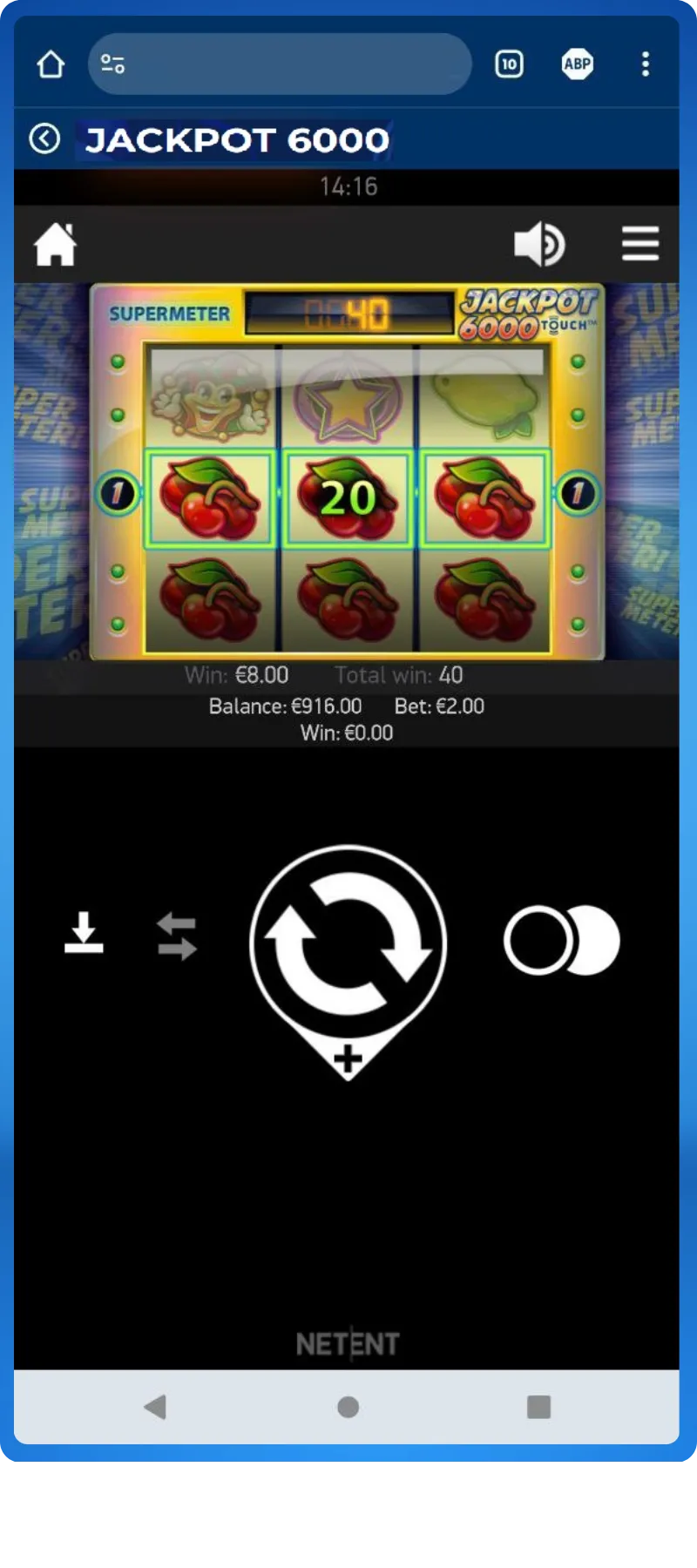 jackpot 6000 slot symboly