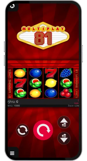 Vyhľadávanie hracieho automatu Multiplay 81 v lobby kasína