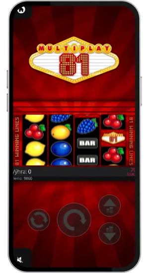 Tlačidlo spin na spustenie hry Multiplay 81
