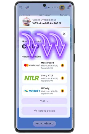 Vykonajte vklad, aby ste hrali Amazons' Wonders slot