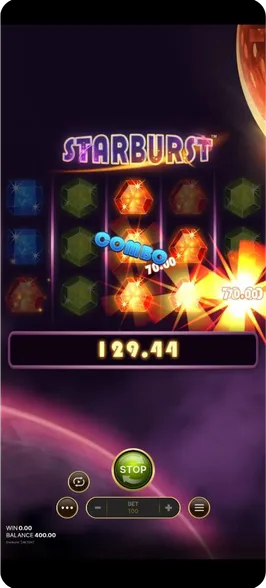 starburst výherný automat