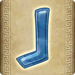 Symbol J nízka výhra kartový symbol