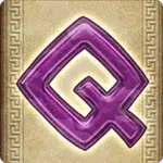 Symbol Q nízka kartová hodnota slot