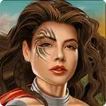 Hnedovlasá bojovníčka prémiový herný symbol