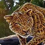 Jaguar tiger prémiový wild symbol džungle